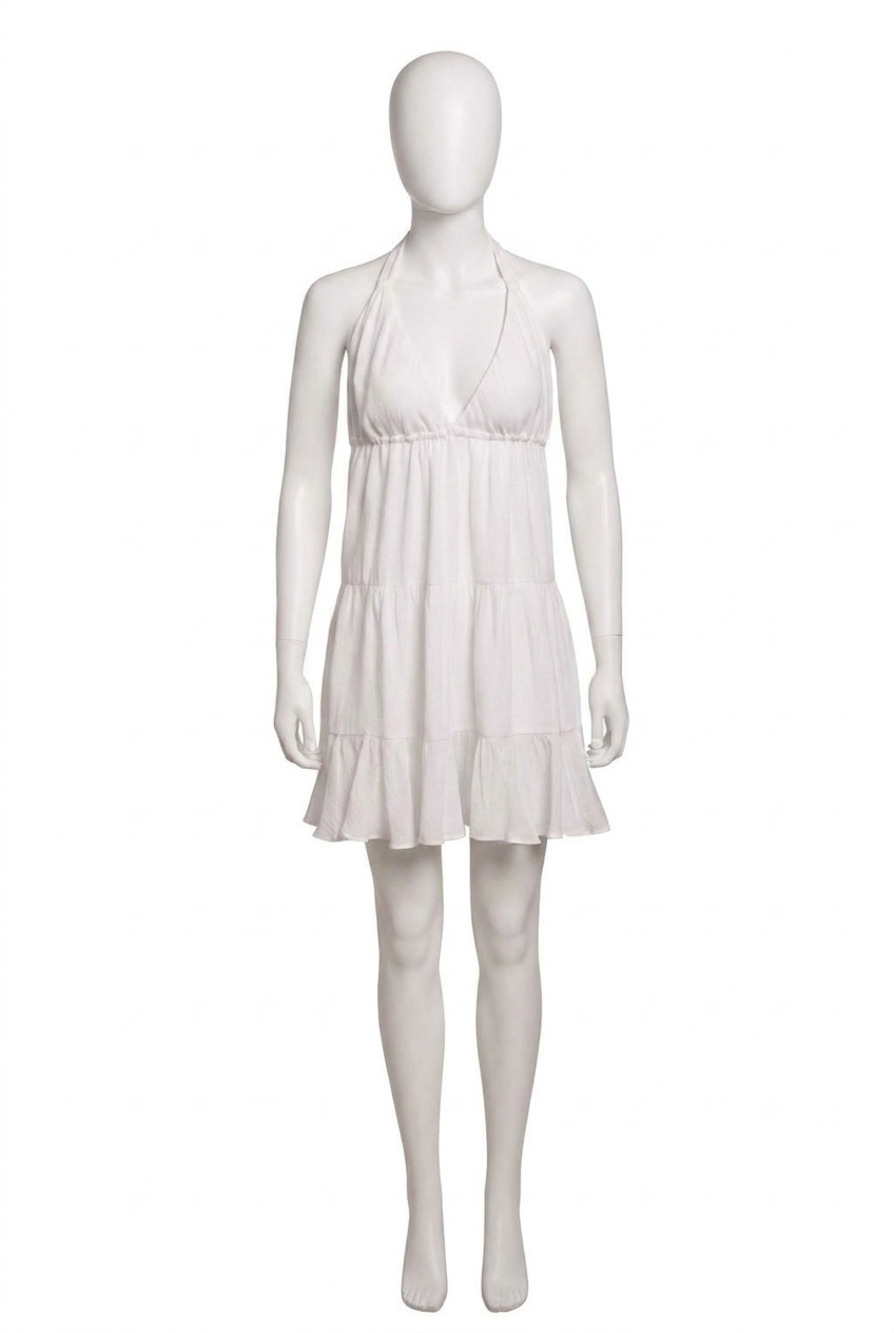 NEW LVHR women's serena dress in white